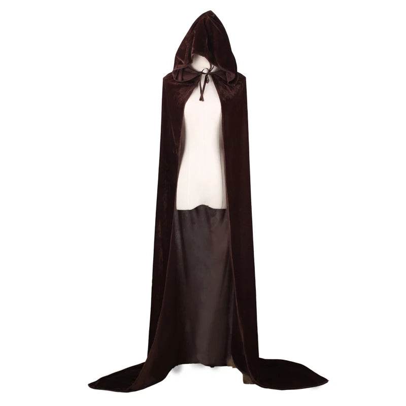 Premium Grim Reaper Cloak Velvet Long Hooded Unisex Cosplay - ToylandEU