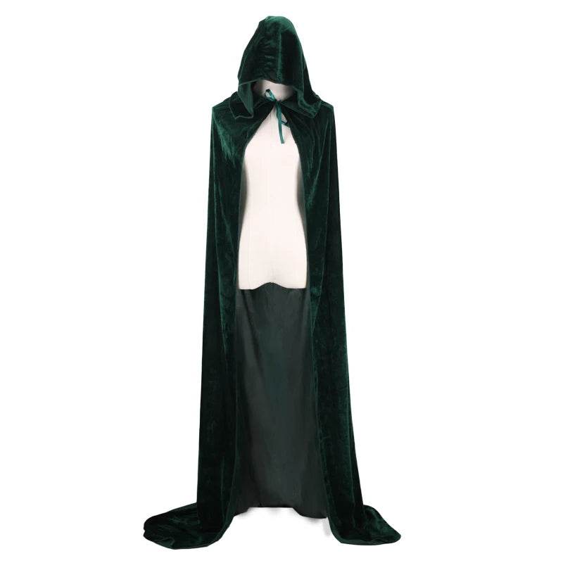 Premium Grim Reaper Cloak Velvet Long Hooded Unisex Cosplay - ToylandEU