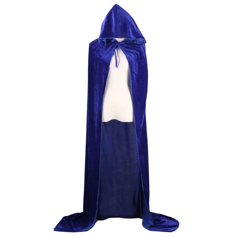 Premium Grim Reaper Cloak Velvet Long Hooded Unisex Cosplay - ToylandEU