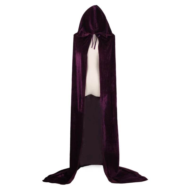 Premium Grim Reaper Cloak Velvet Long Hooded Unisex Cosplay - ToylandEU