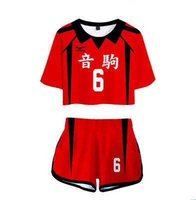 Premium Haikyuu Cosplay Shirt Shorts Kozume Kenma Unisex - ToylandEU
