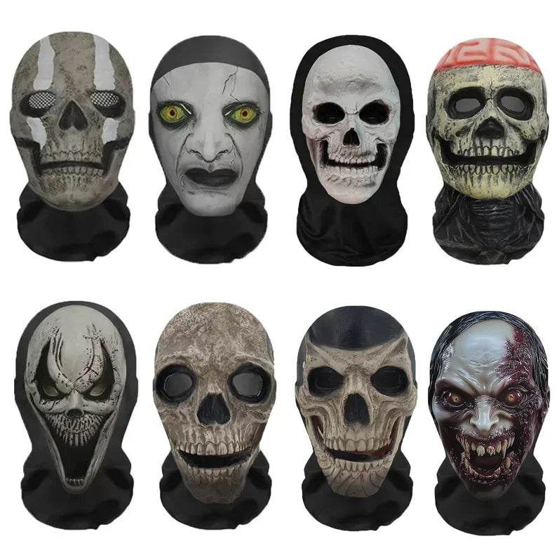 Premium Halloween Ghost Mask 3D Printed Full Face Adults - ToylandEU