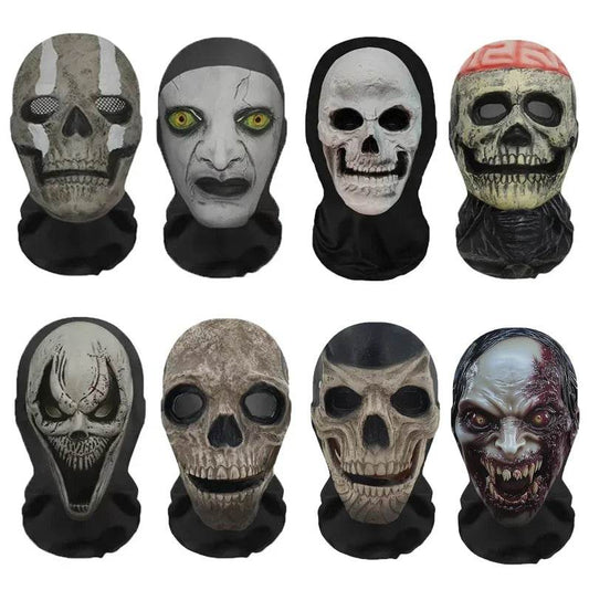 Premium Halloween Ghost Mask 3D Printed Full Face Adults - ToylandEU