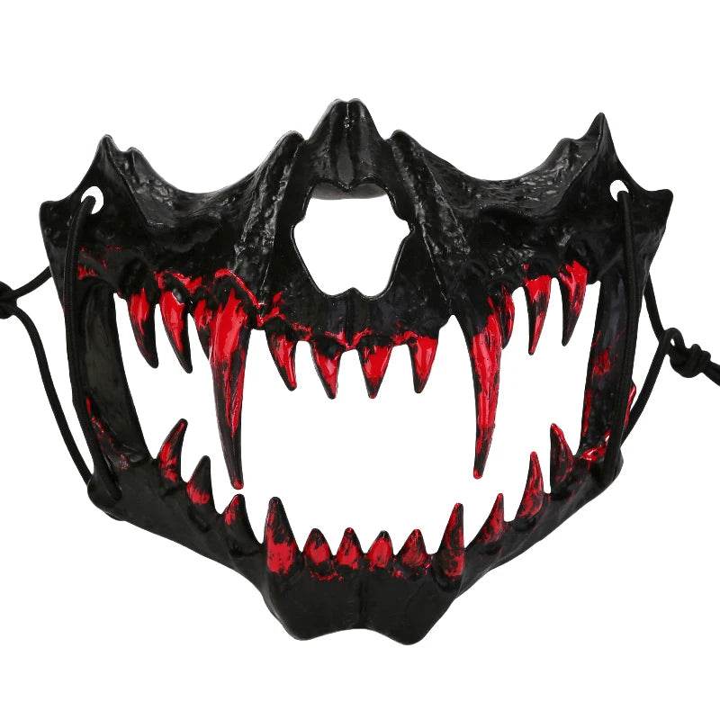 Premium Halloween Mask Half Face Dragon God Cosplay - ToylandEU