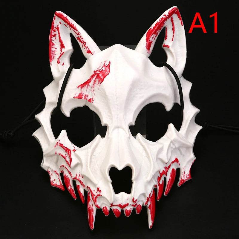Premium Halloween Mask Half Face Dragon God Cosplay - ToylandEU