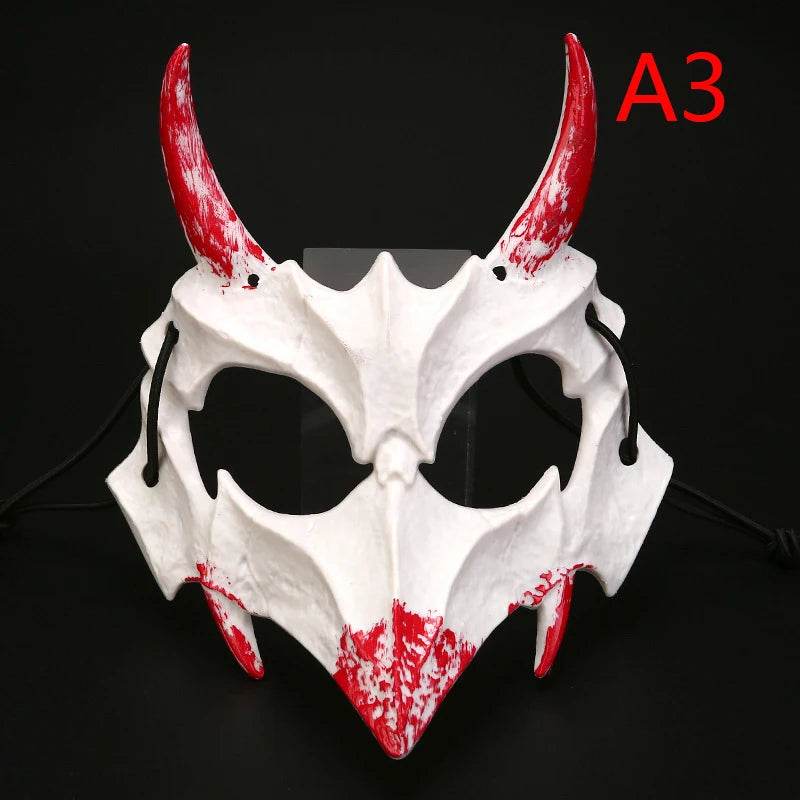Premium Halloween Mask Half Face Dragon God Cosplay - ToylandEU