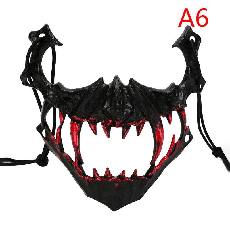 Premium Halloween Mask Half Face Dragon God Cosplay - ToylandEU