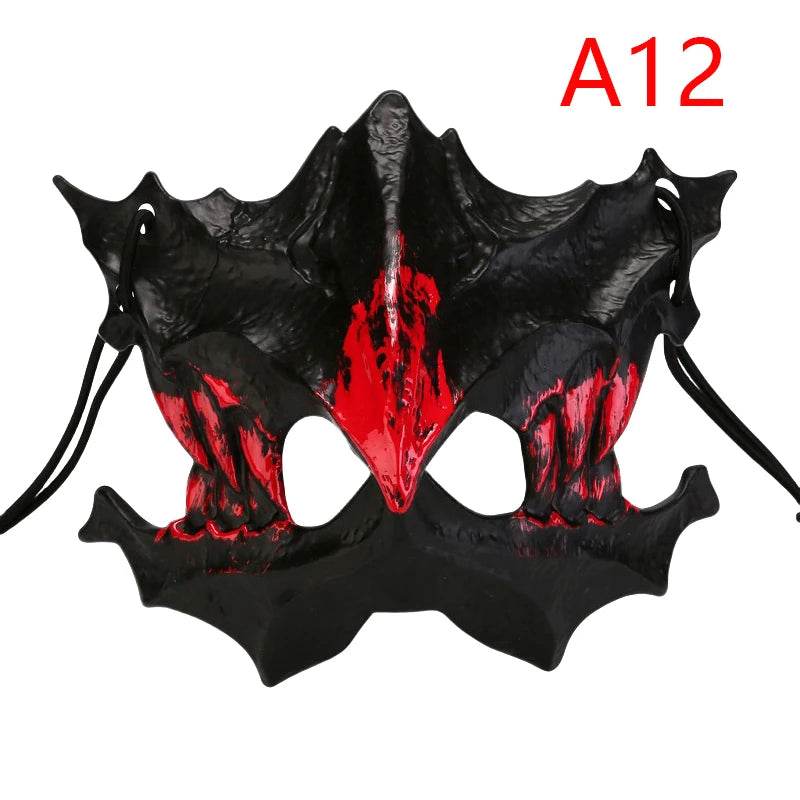 Premium Halloween Mask Half Face Dragon God Cosplay - ToylandEU