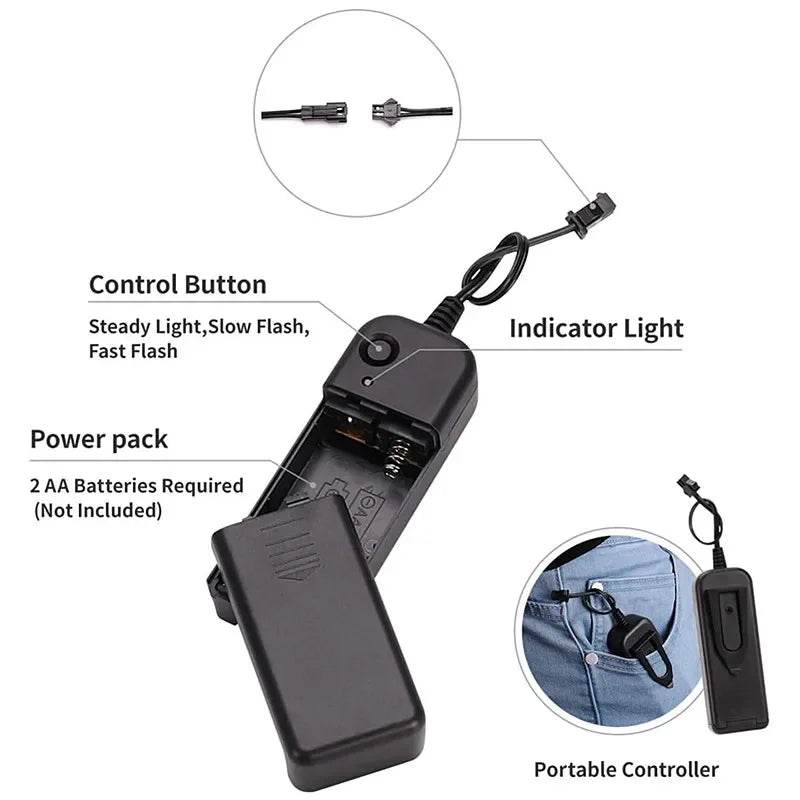 Premium Halloween Mask Light Up Scary Cosplay Parties - ToylandEU