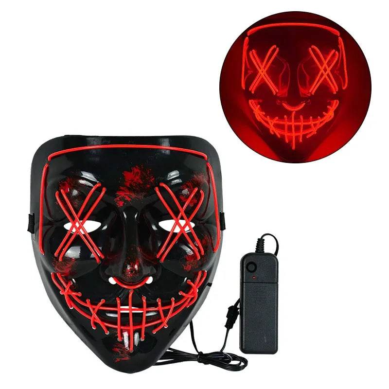 Premium Halloween Mask Light Up Scary Cosplay Parties - ToylandEU