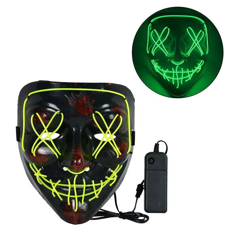 Premium Halloween Mask Light Up Scary Cosplay Parties - ToylandEU