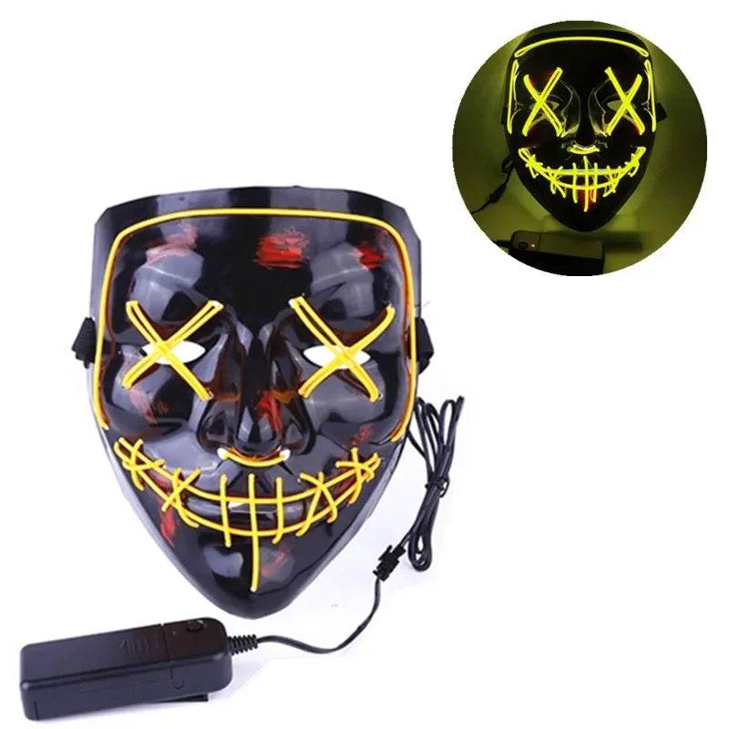 Premium Halloween Mask Light Up Scary Cosplay Parties - ToylandEU
