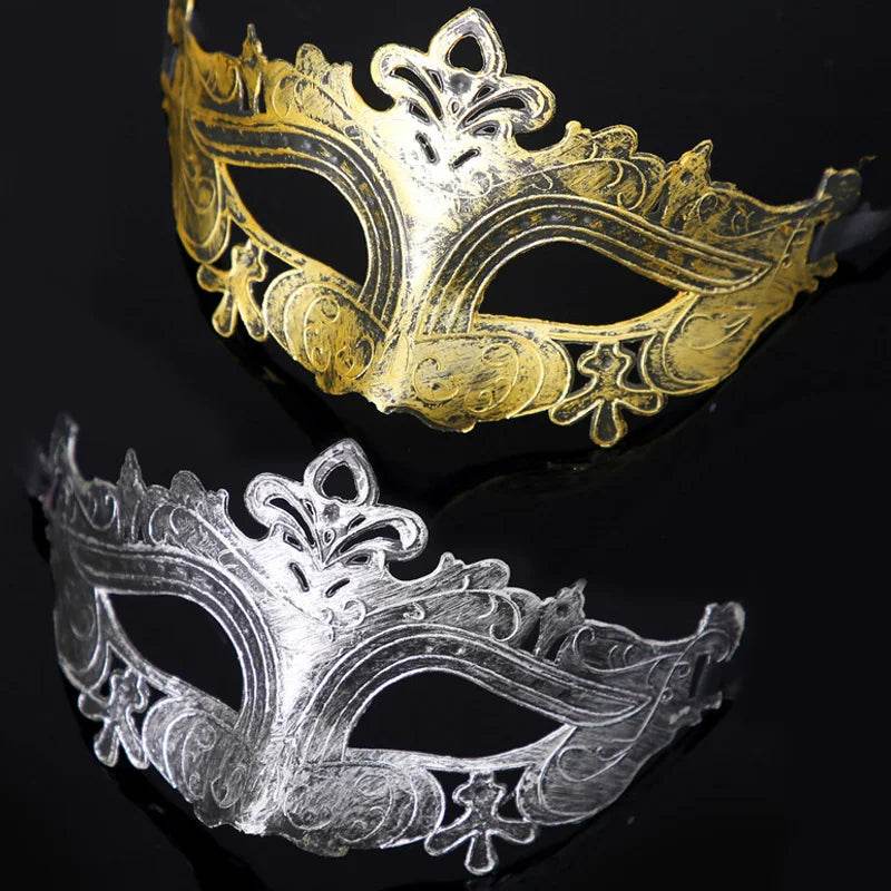 Premium Halloween Mask Metal Half Face Knight For Adults - ToylandEU