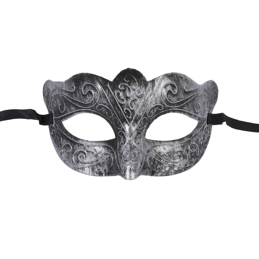 Premium Halloween Mask Metal Half Face Knight For Adults - ToylandEU