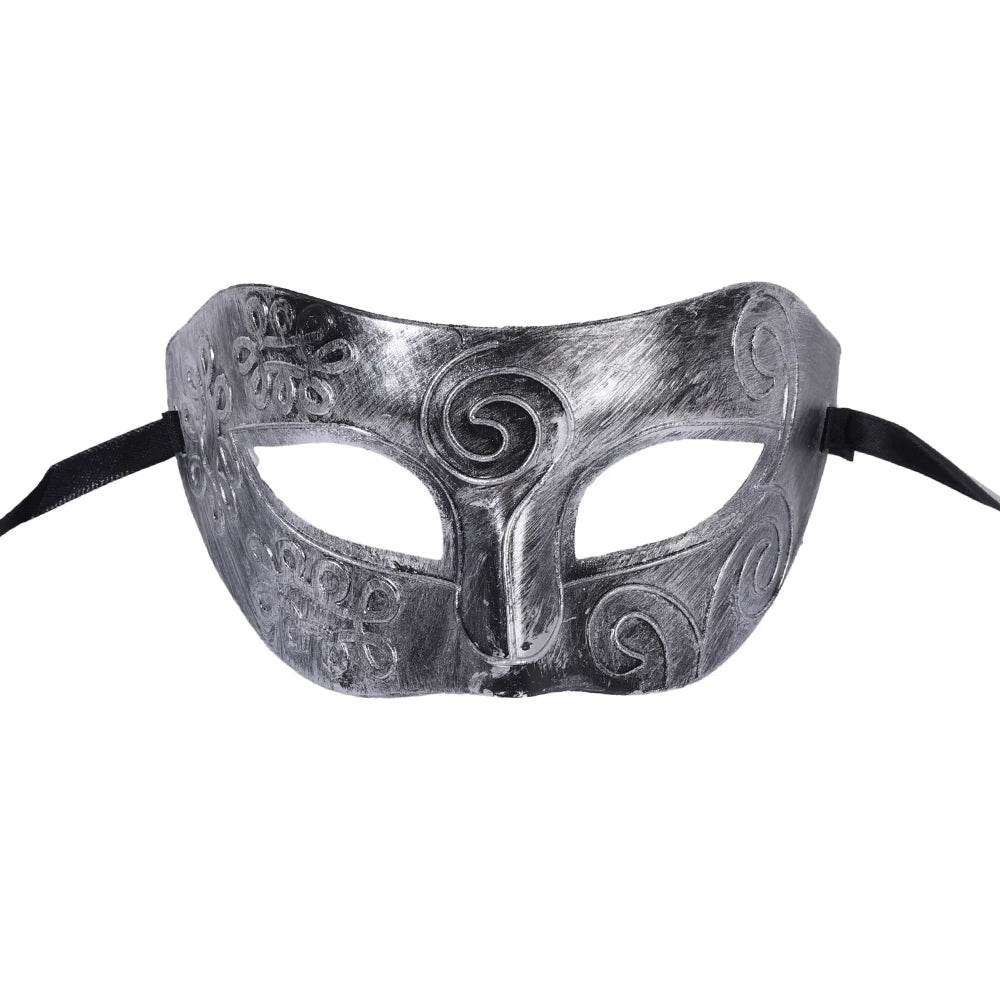 Premium Halloween Mask Metal Half Face Knight For Adults - ToylandEU
