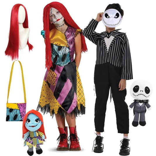 Premium Halloween Sally Jack Costume Classic Dress For Girls - ToylandEU