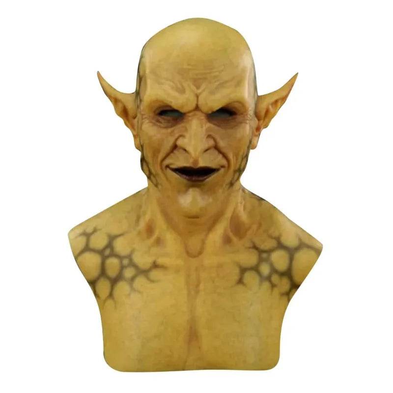 Premium Halloween Yellow Imp Mask Hood For Adults And Teens - ToylandEU
