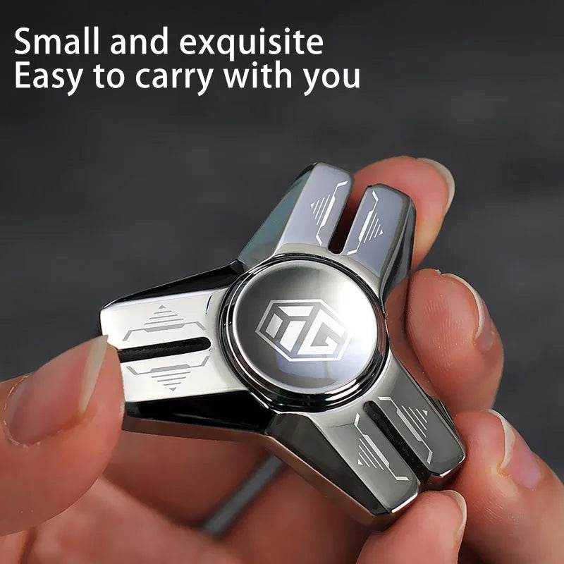 Premium Hand Spinner Anti Anxiety Triangular Stainless Steel Design For Adults And Teens Stress Relief Gift - ToylandEU