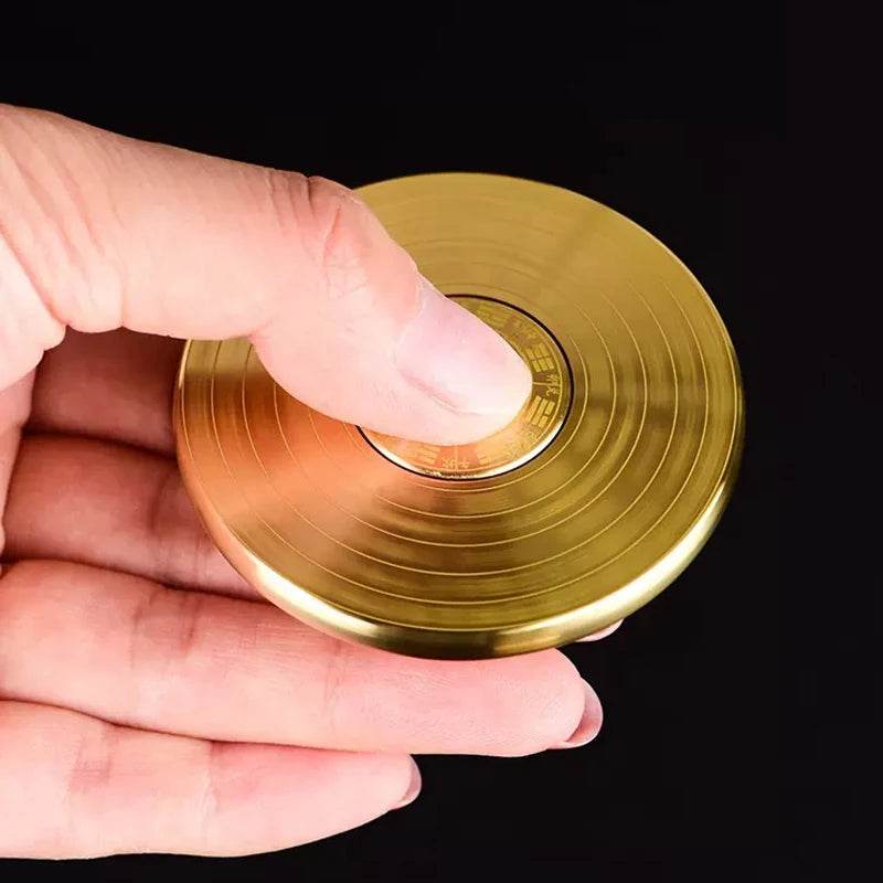 Premium Hand Spinner Golden Metal For Kids And Adults - ToylandEU