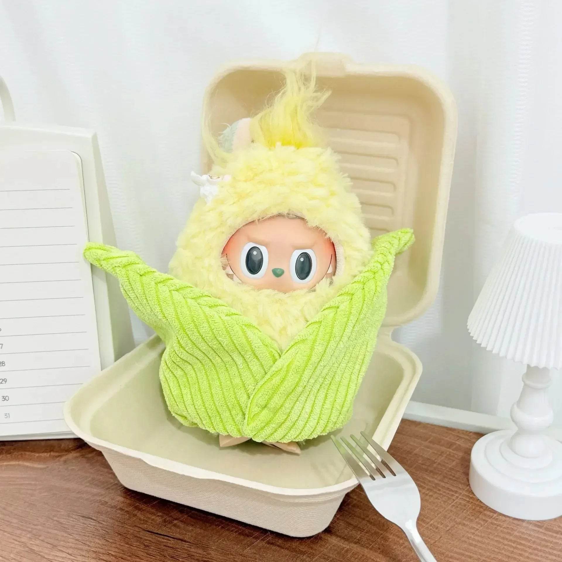 Premium Handmade Doll Clothes Milk Design For 17cm Labubu - ToylandEU