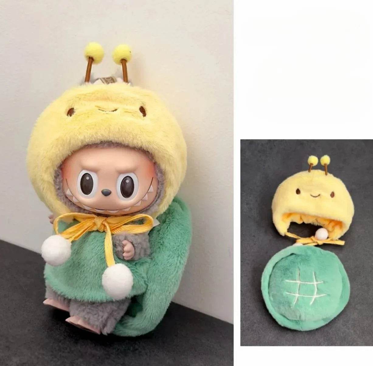 Premium Handmade Doll Clothes Milk Design For 17cm Labubu - ToylandEU