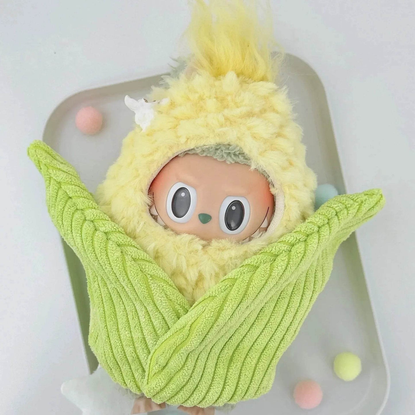 Premium Handmade Doll Clothes Milk Design For 17cm Labubu - ToylandEU