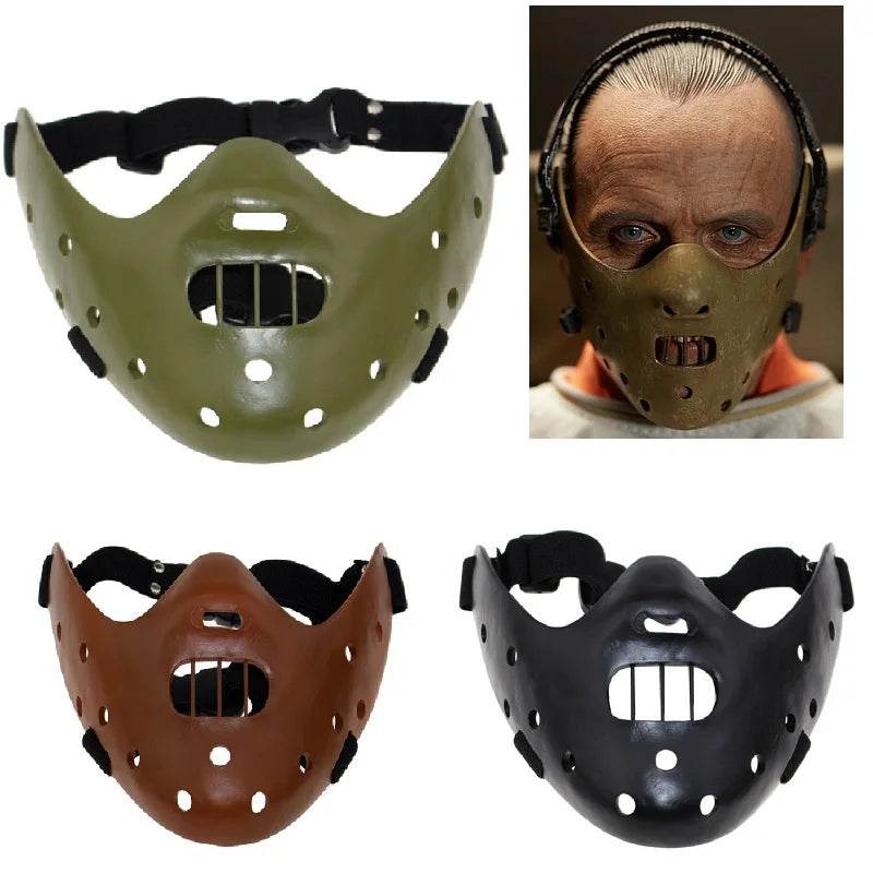 Premium Hannibal Lecter Mask Scary Cosplay For Halloween - ToylandEU