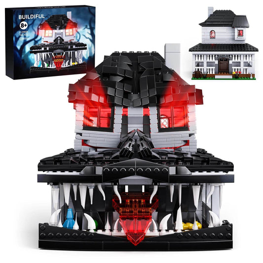 Premium Haunted House Building Blocks With Lights For Kids - ToylandEU