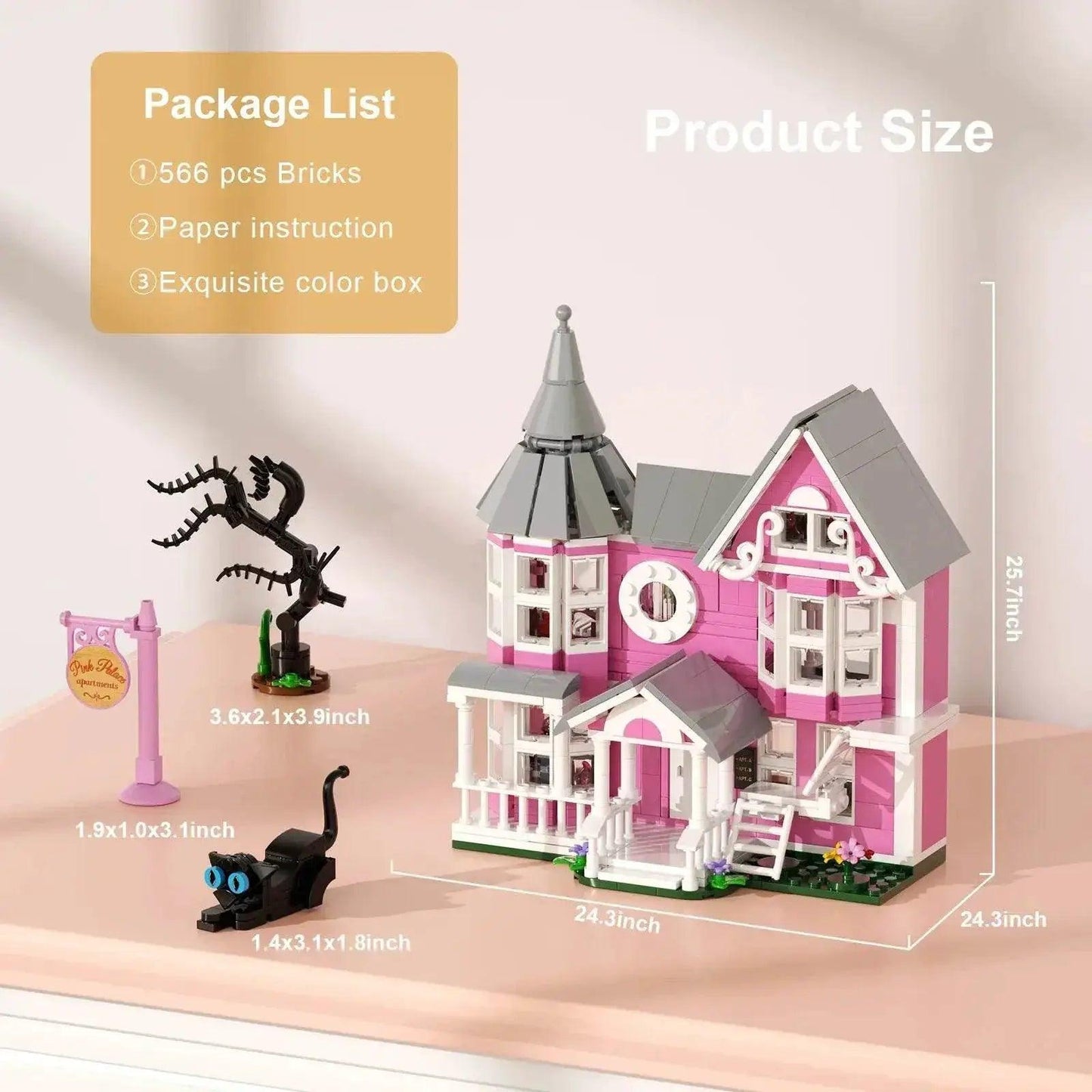  Premium Haunted Pink Blocks Set Ages 14 Toyland EU -  ToylandEU™