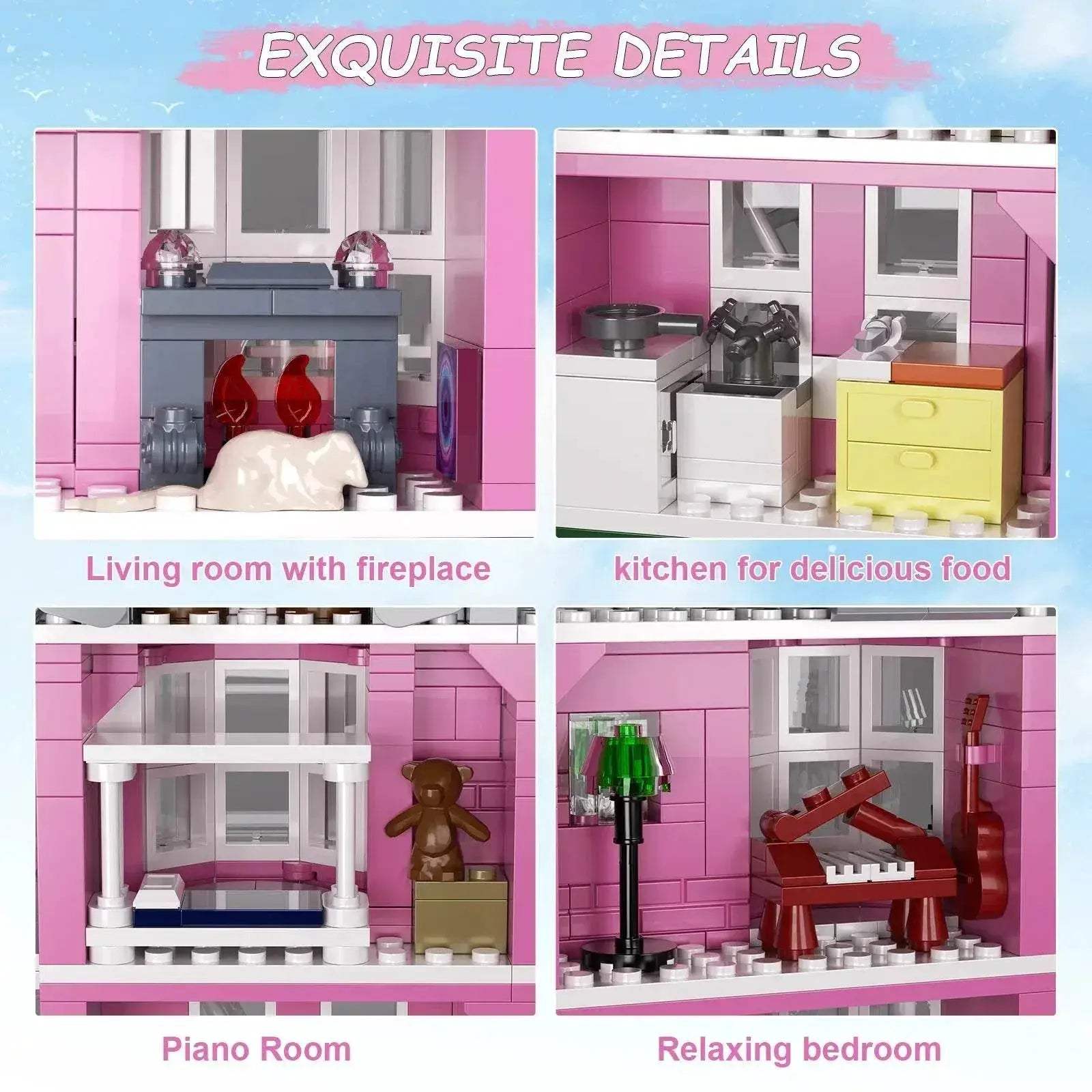  Premium Haunted Pink Blocks Set Ages 14 Toyland EU -  ToylandEU™
