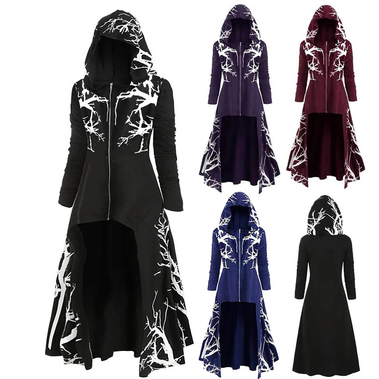 Premium Hooded Cape Medieval 3D Printed For Halloween - ToylandEU