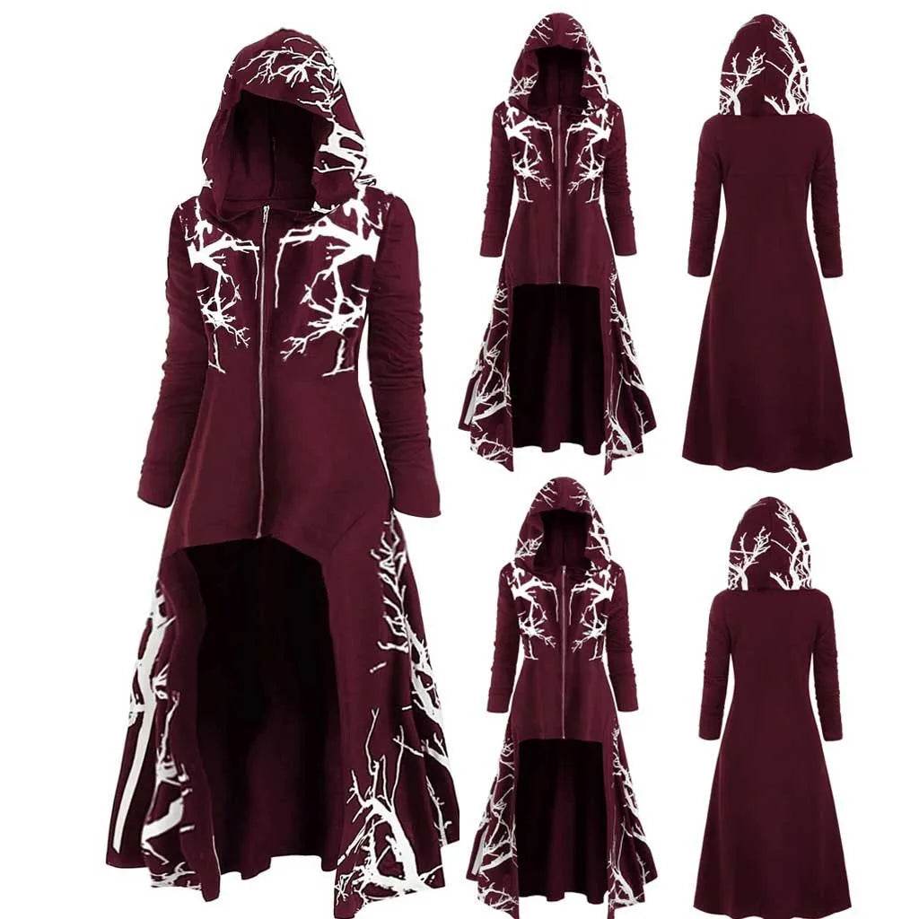 Premium Hooded Cape Medieval 3D Printed For Halloween - ToylandEU