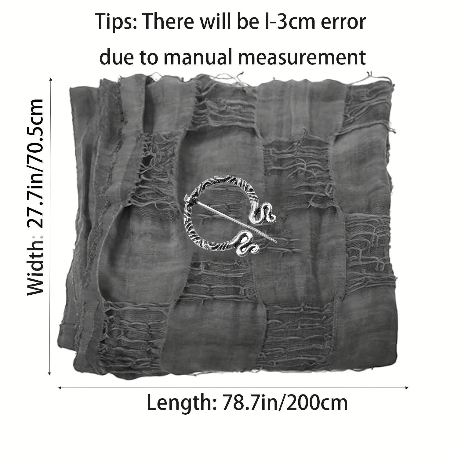 Premium Hooded Cloak Viking Brooch For Halloween Costumes - ToylandEU