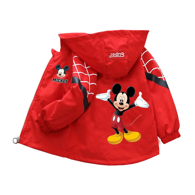 Premium Hooded Jacket Spiderman Theme Unisex Kids Cosplay Outerwear For Ages 1 To 10 - ToylandEU