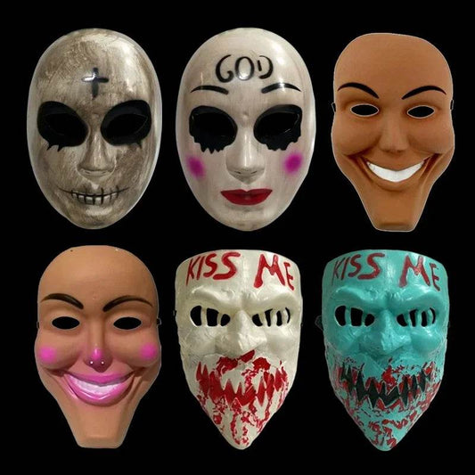 Premium Horror Mask Evil Smiley For Unisex Cosplay Events - ToylandEU