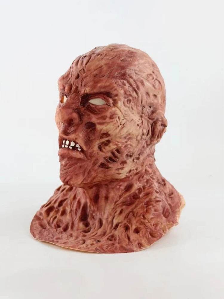 Premium Horror Mask Red Creepy Smile White Lady Cosplay - ToylandEU