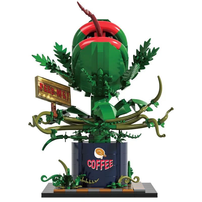 Premium Horror Series Building Blocks Set With Big Mouth Flower MOC For Halloween Enthusiasts - ToylandEU