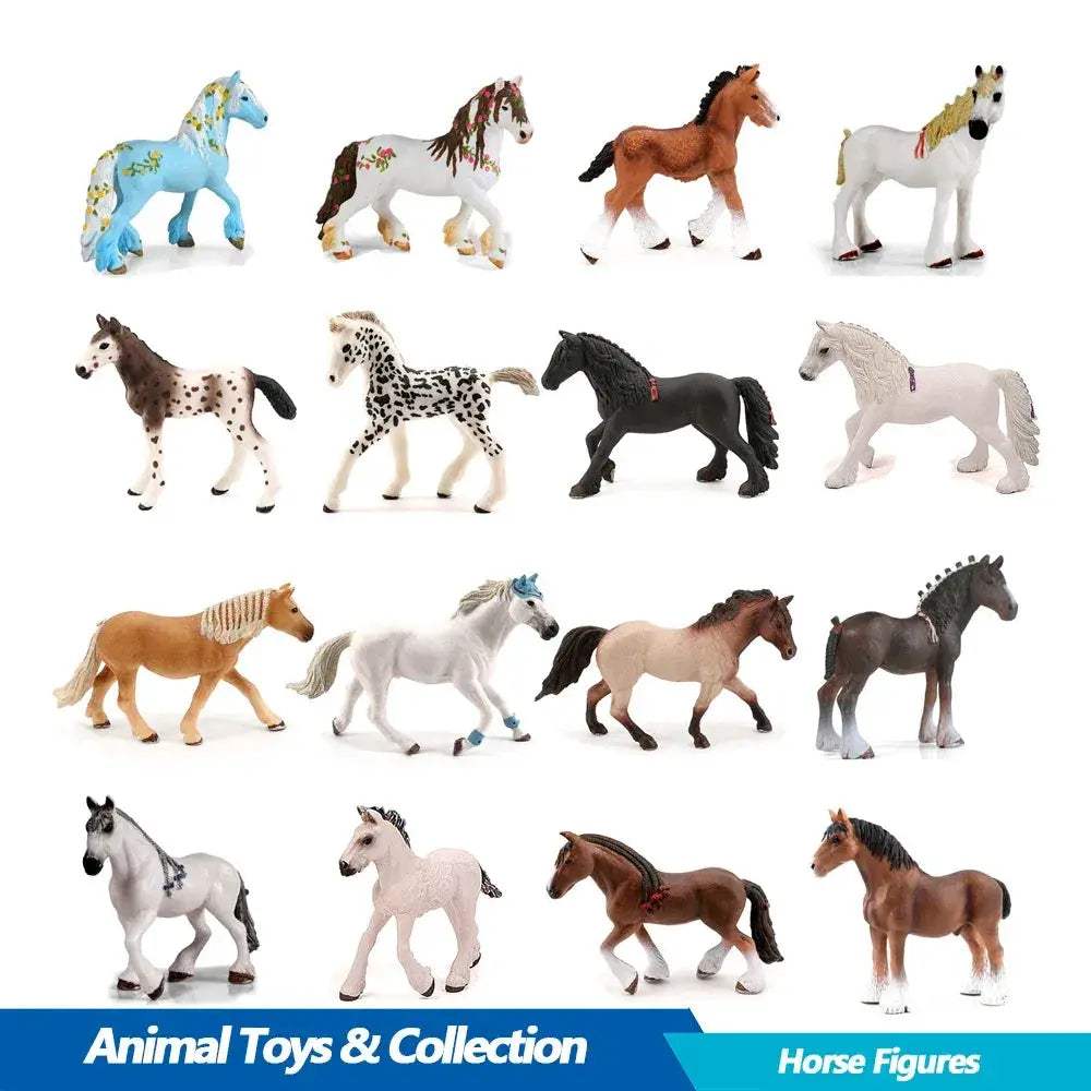 Premium Horse Figurines Set for Kids Realistic Toy Horses - ToylandEU