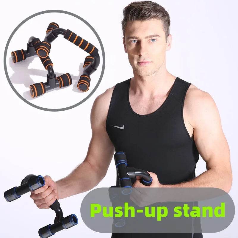 Premium I Shaped Push Up Rack Foam Cushioned Home Gym - ToylandEU