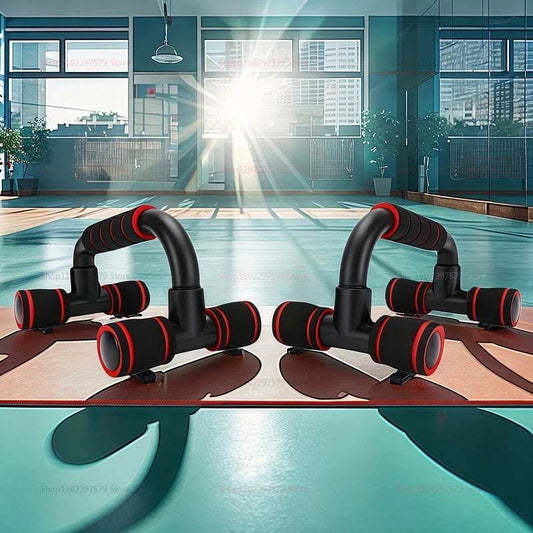 Premium I Shaped Push Up Rack Foam Cushioned Home Gym - ToylandEU