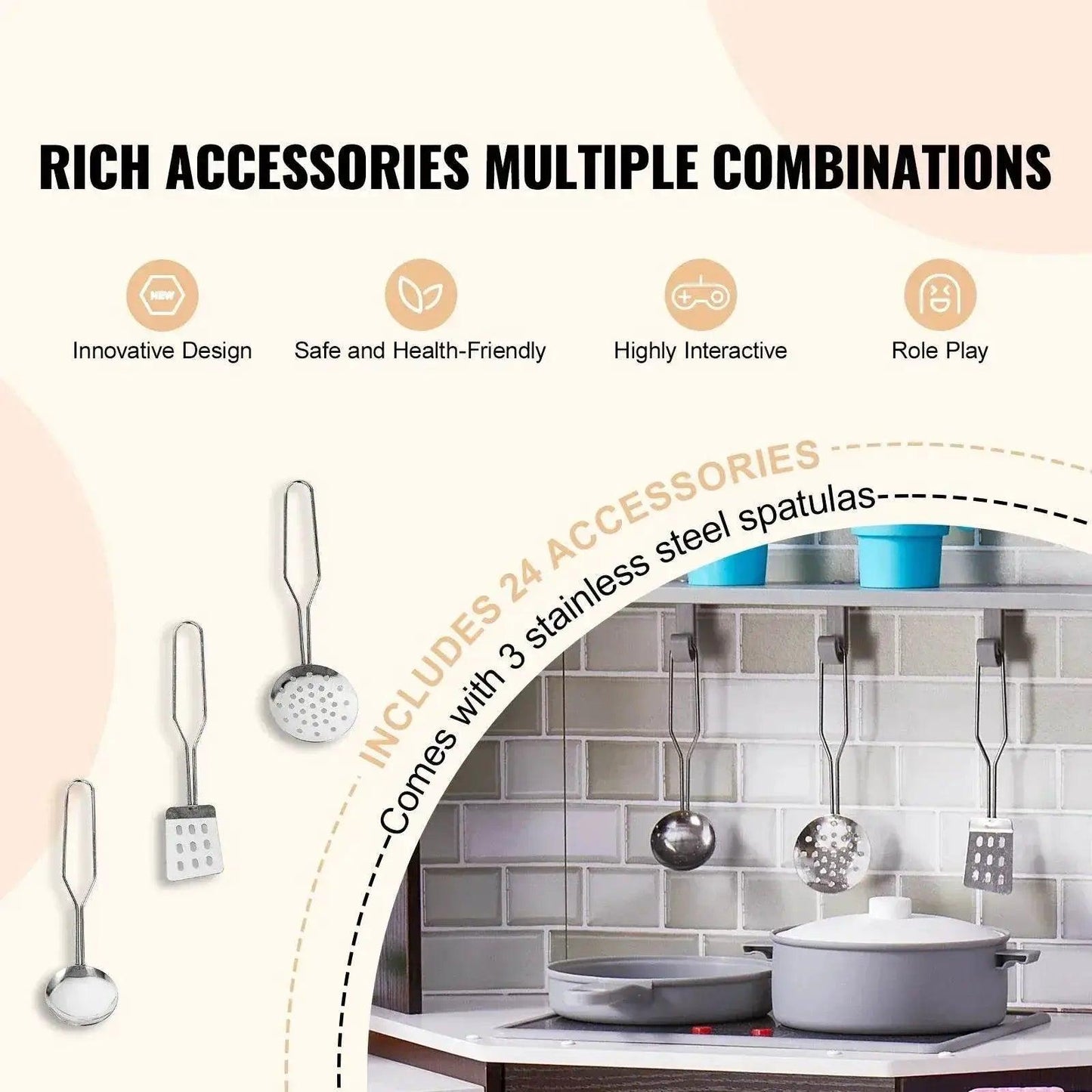  Premium Ice Maker Kids Kitchen Toy Set Toyland EU -  ToylandEU™