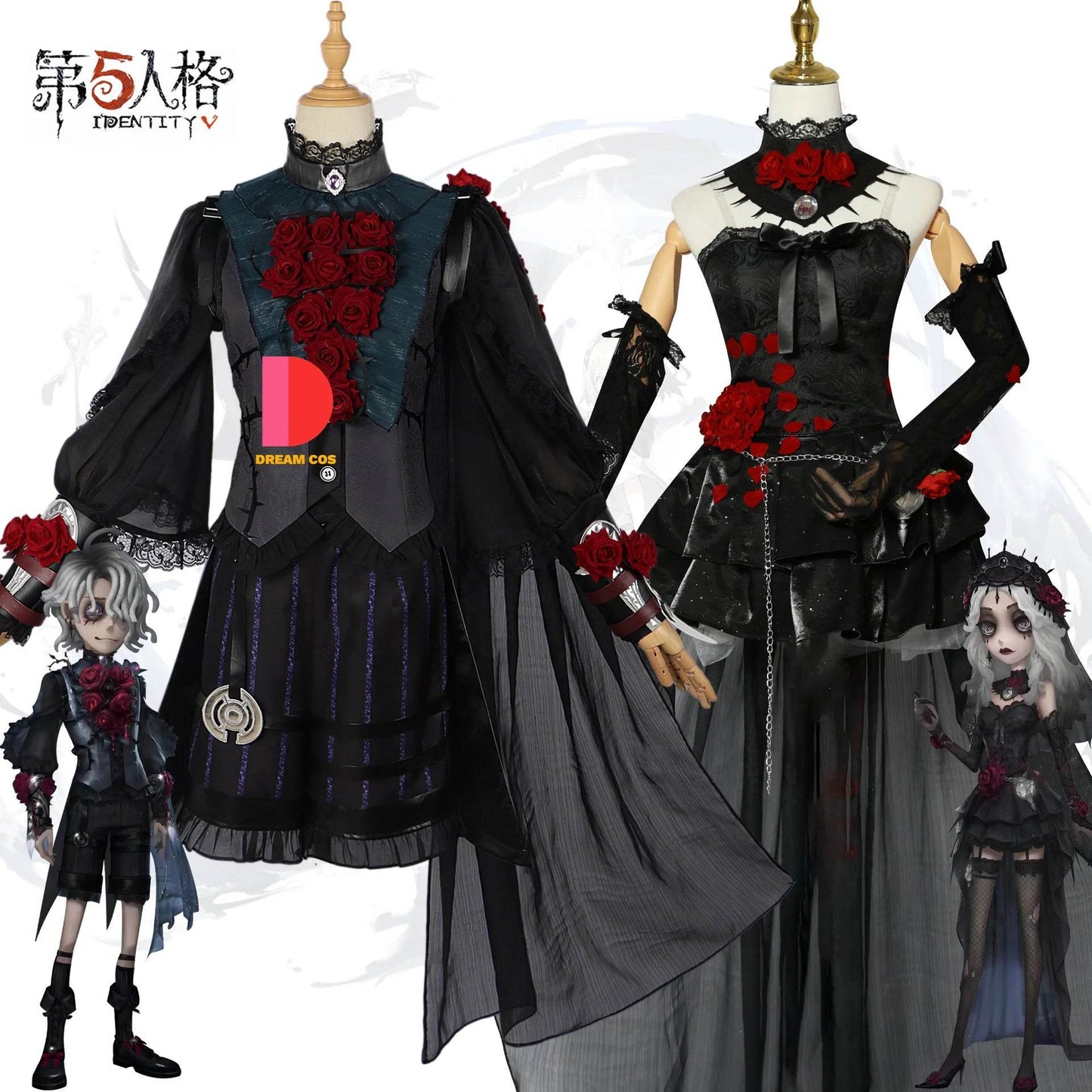 Premium Identity V Cosplay Costume Ada Mesmer Emile Adults - ToylandEU