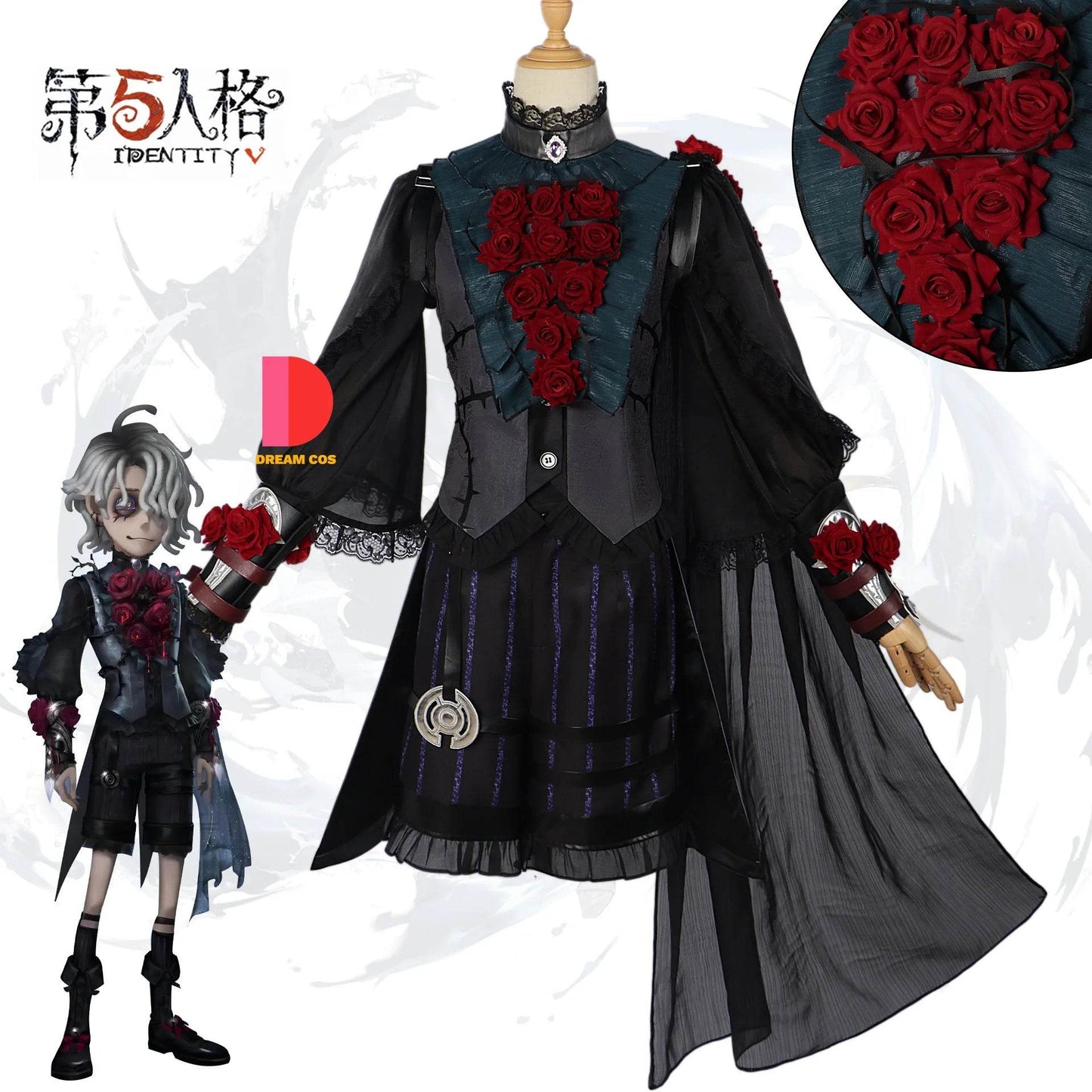 Premium Identity V Cosplay Costume Ada Mesmer Emile Adults - ToylandEU