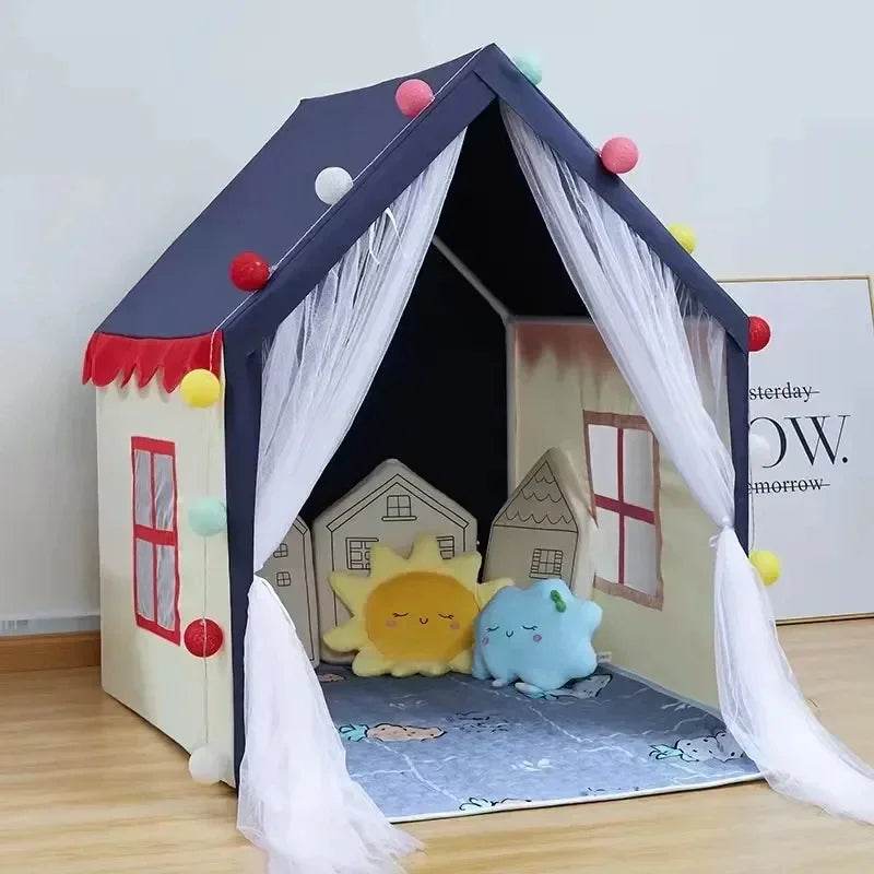 Premium Indoor Princess Tent Playhouse Foldable For Kids - ToylandEU