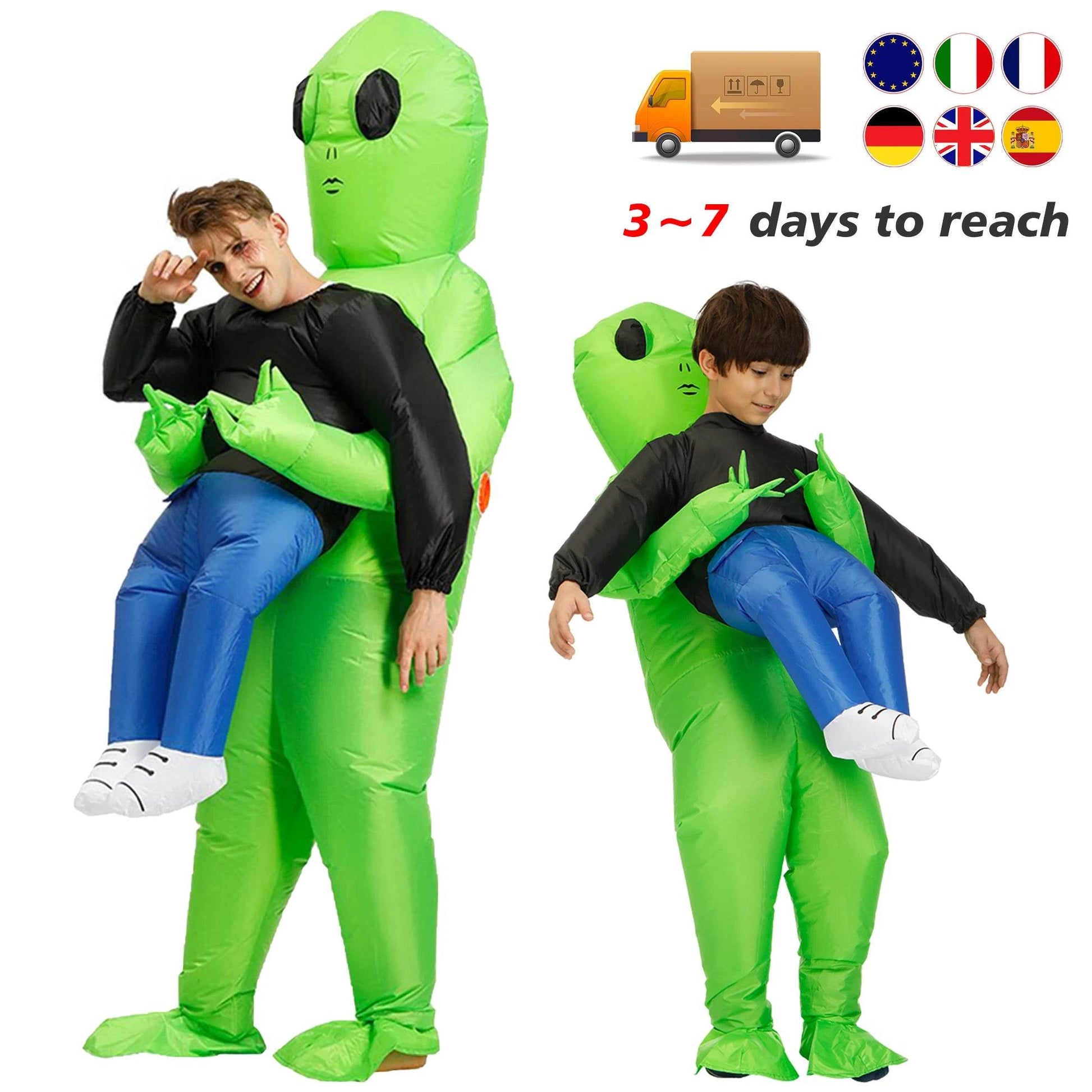 Premium Inflatable Costume Scary Alien Monster For Any Party - ToylandEU