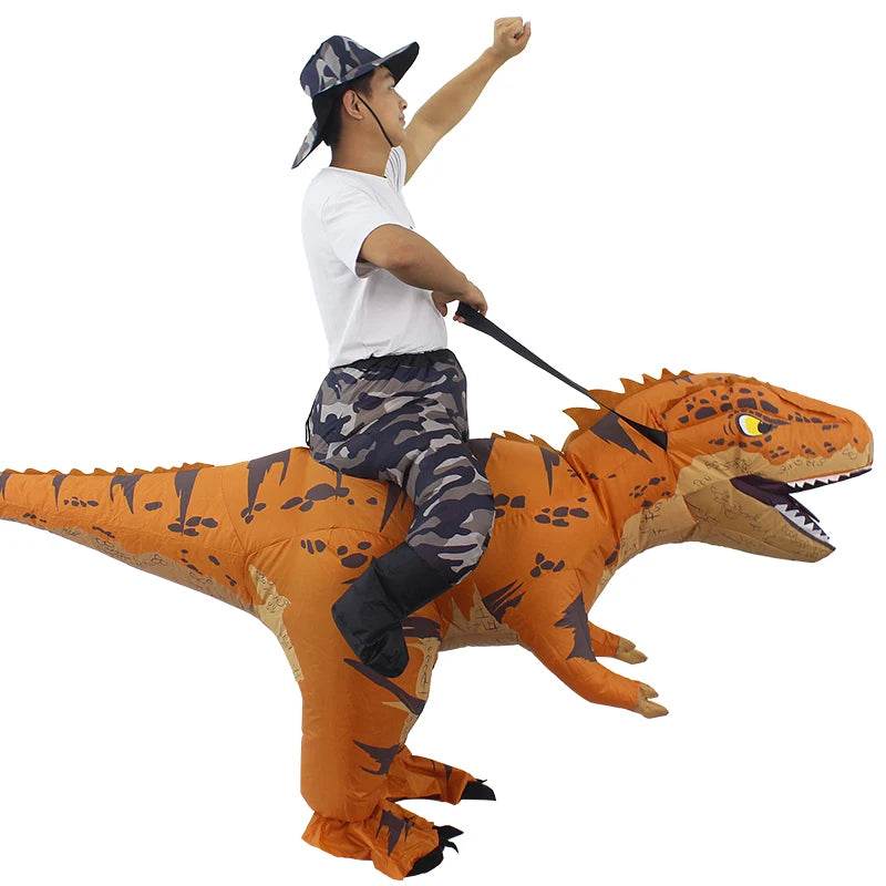 Premium Inflatable Dinosaur Costume Ride On For Adults - ToylandEU