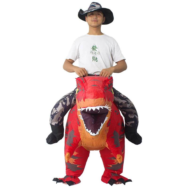 Premium Inflatable Dinosaur Costume Ride On For Adults - ToylandEU