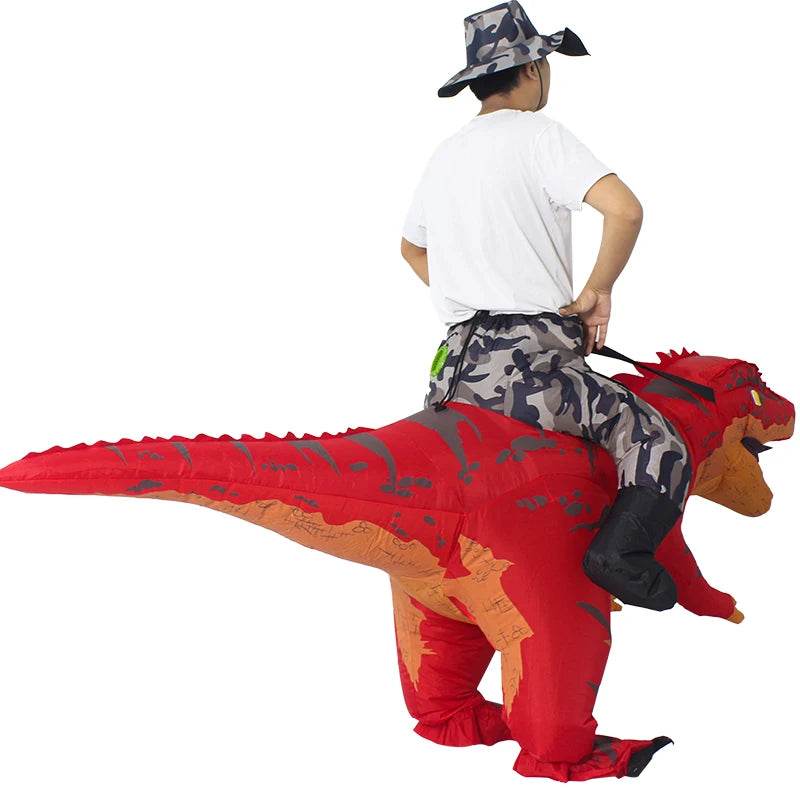 Premium Inflatable Dinosaur Costume Ride On For Adults - ToylandEU