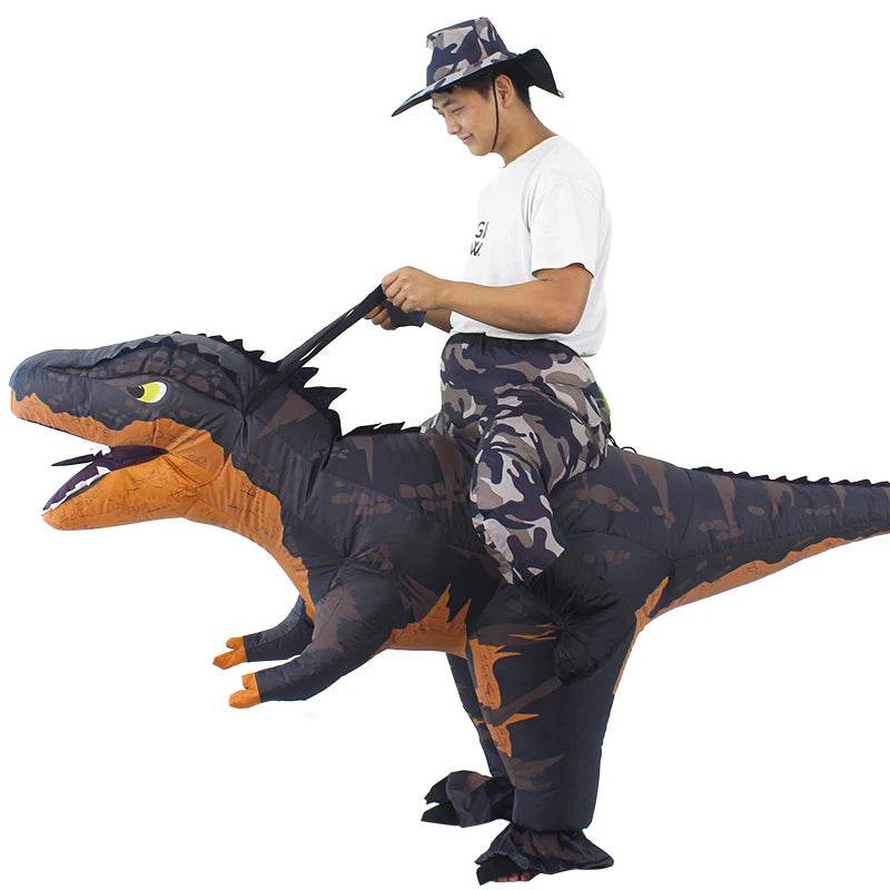 Premium Inflatable Dinosaur Costume Ride On For Adults - ToylandEU
