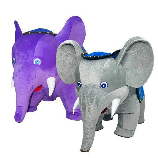 Premium Inflatable Elephant Costume Four Legged For Adults - ToylandEU